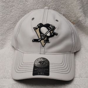 47 Brand Pittsburgh Penguins L/XL Stretchfit Hat - New